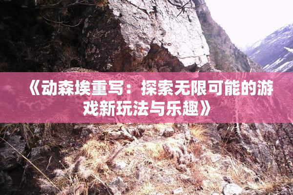 《动森埃重写：探索无限可能的游戏新玩法与乐趣》