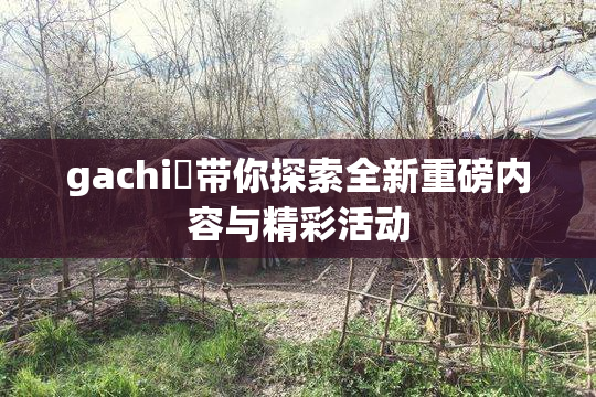 gachi籣带你探索全新重磅内容与精彩活动