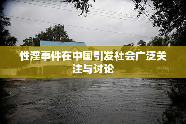 性淫事件在中国引发社会广泛关注与讨论