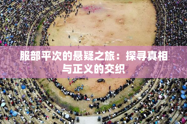 服部平次的悬疑之旅：探寻真相与正义的交织