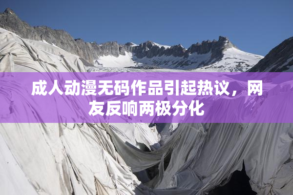 成人动漫无码作品引起热议，网友反响两极分化