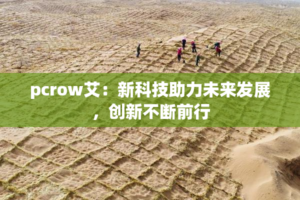 pcrow艾：新科技助力未来发展，创新不断前行