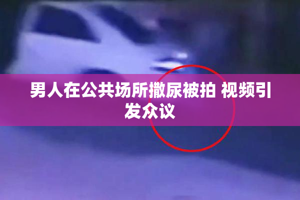 男人在公共场所撒尿被拍 视频引发众议
