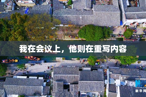我在会议上，他则在重写内容
