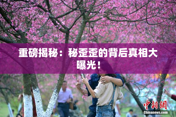 重磅揭秘：秘歪歪的背后真相大曝光！
