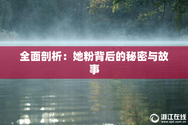 全面剖析：她粉背后的秘密与故事