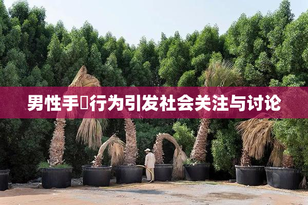 男性手婬行为引发社会关注与讨论
