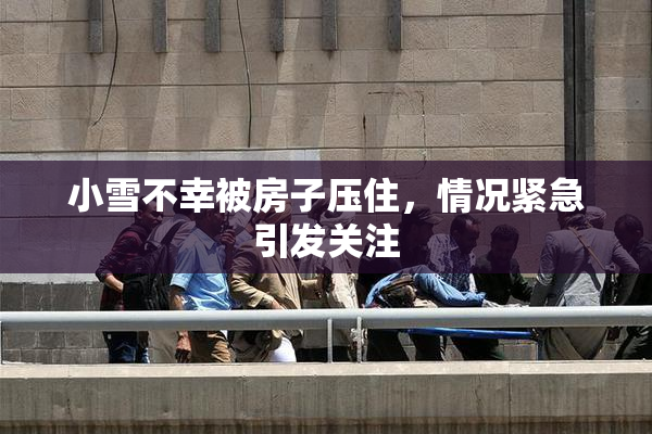 小雪不幸被房子压住，情况紧急引发关注