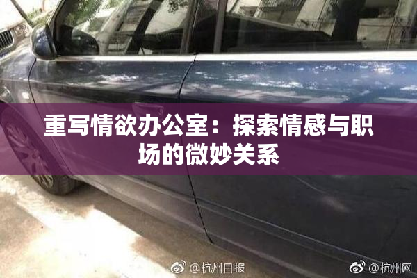 重写情欲办公室：探索情感与职场的微妙关系