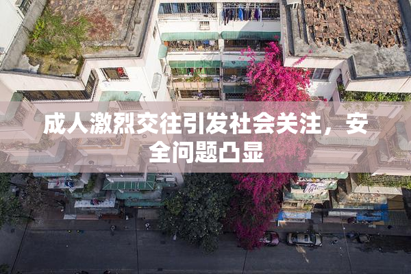 成人激烈交往引发社会关注，安全问题凸显