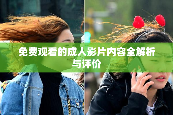免费观看的成人影片内容全解析与评价