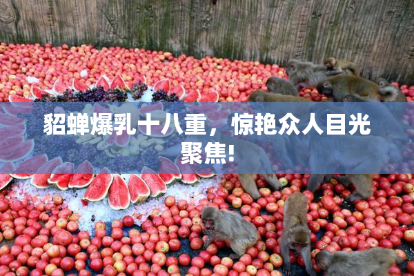 貂蝉爆乳十八重，惊艳众人目光聚焦!