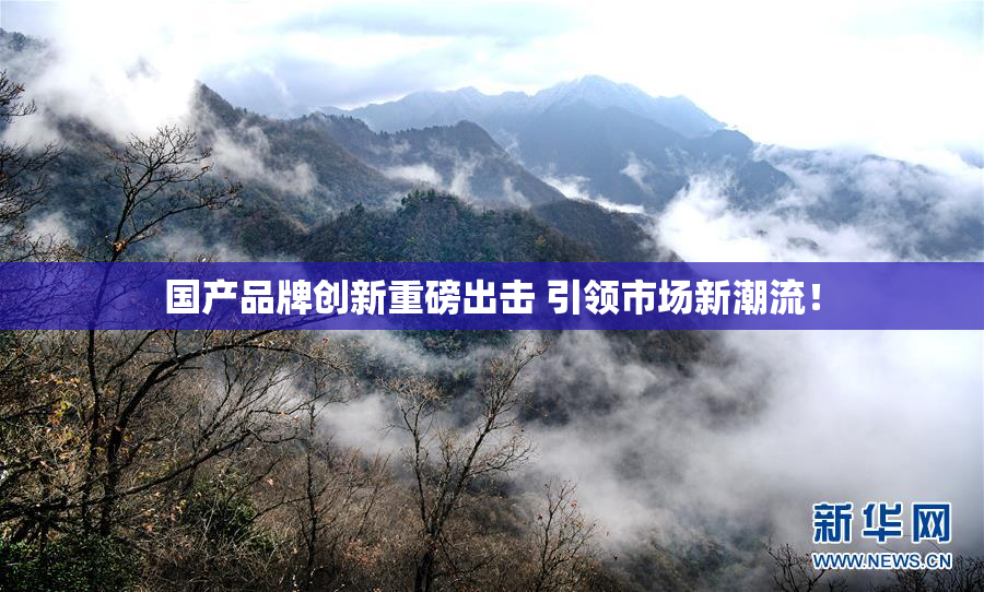 国产品牌创新重磅出击 引领市场新潮流！