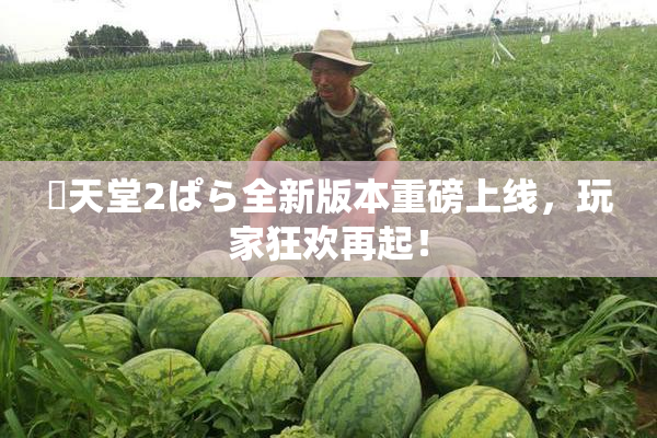 妺天堂2ぱら全新版本重磅上线，玩家狂欢再起！
