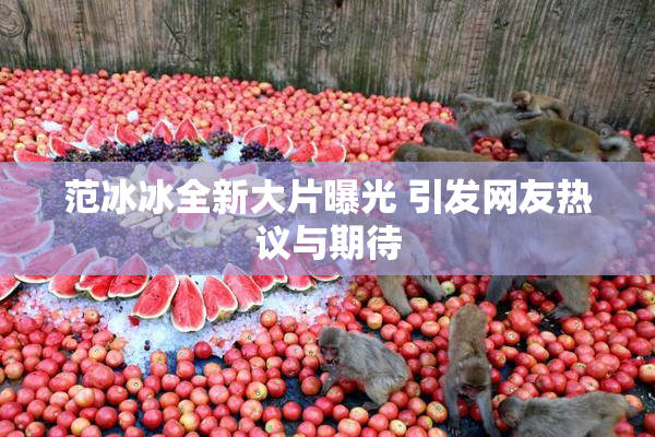 范冰冰全新大片曝光 引发网友热议与期待