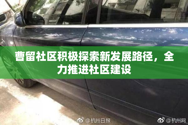 曹留社区积极探索新发展路径，全力推进社区建设