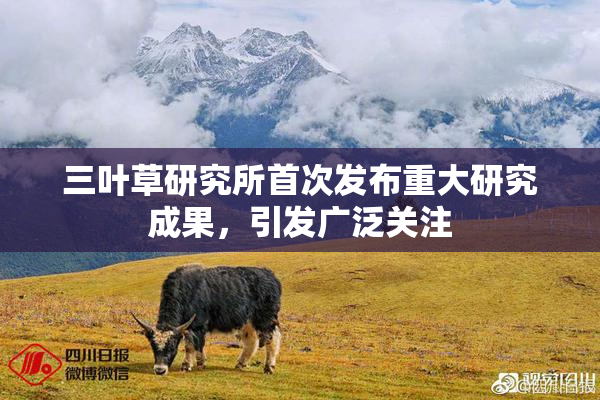 三叶草研究所首次发布重大研究成果，引发广泛关注