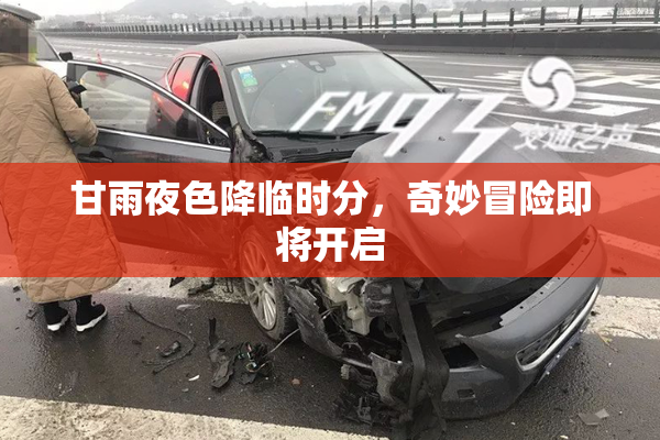 甘雨夜色降临时分，奇妙冒险即将开启
