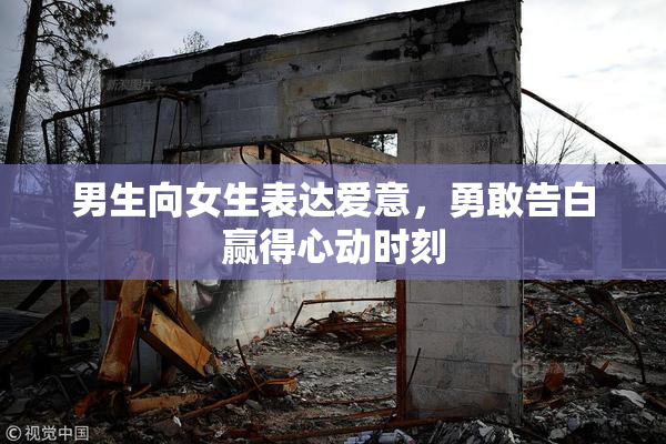 男生向女生表达爱意，勇敢告白赢得心动时刻