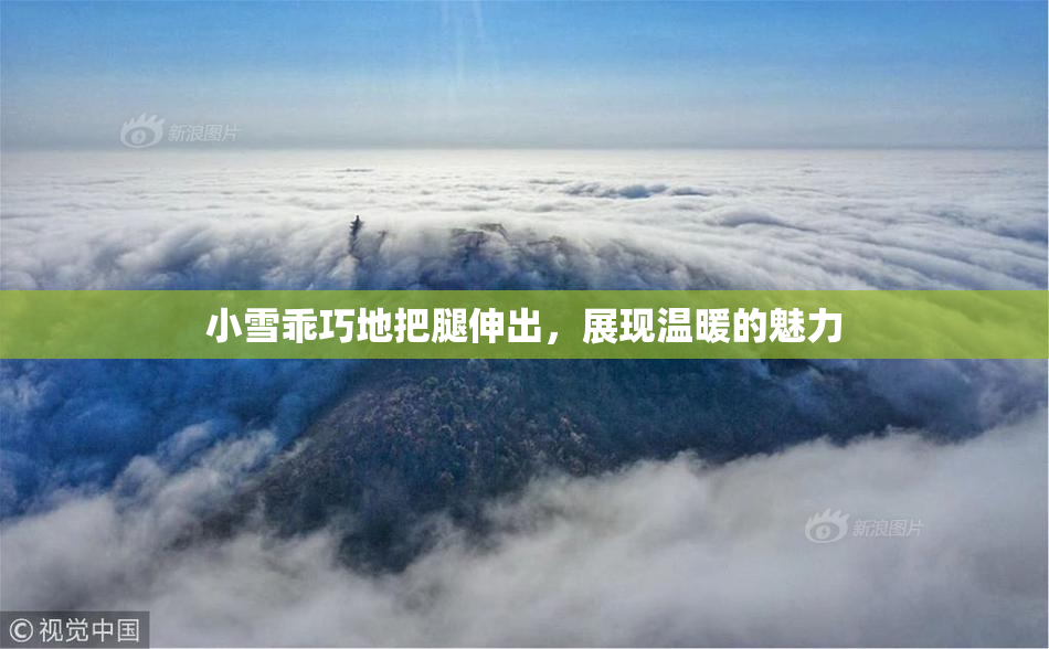 小雪乖巧地把腿伸出，展现温暖的魅力