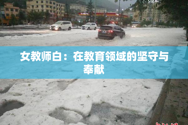 女教师白：在教育领域的坚守与奉献
