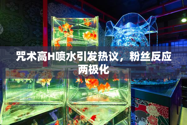 咒术高H喷水引发热议，粉丝反应两极化