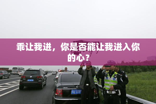 乖让我进，你是否能让我进入你的心？