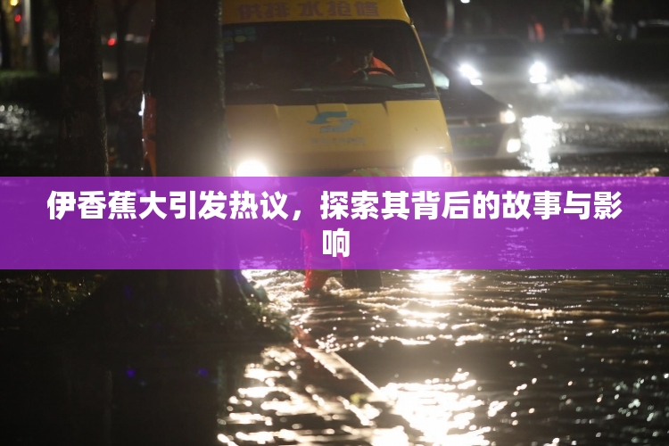 伊香蕉大引发热议，探索其背后的故事与影响