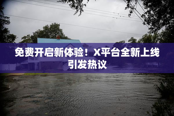 免费开启新体验！X平台全新上线引发热议