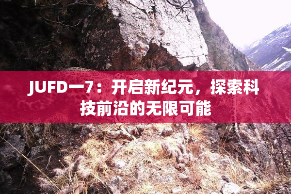 JUFD一7：开启新纪元，探索科技前沿的无限可能