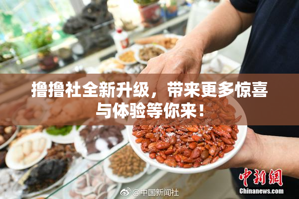 撸撸社全新升级，带来更多惊喜与体验等你来！