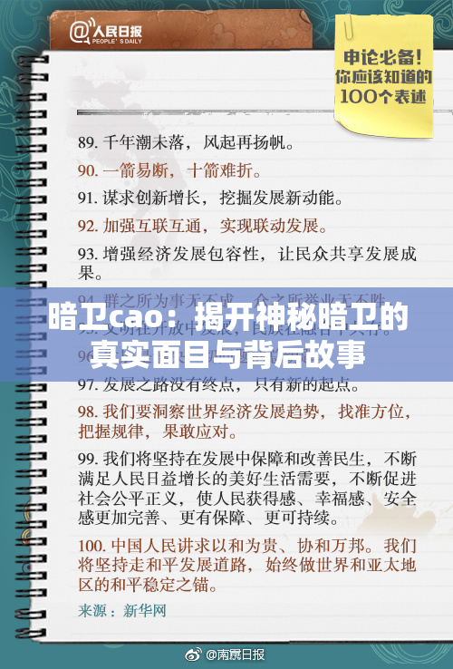 暗卫cao：揭开神秘暗卫的真实面目与背后故事