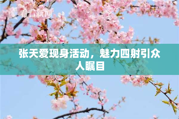 张天爱现身活动，魅力四射引众人瞩目