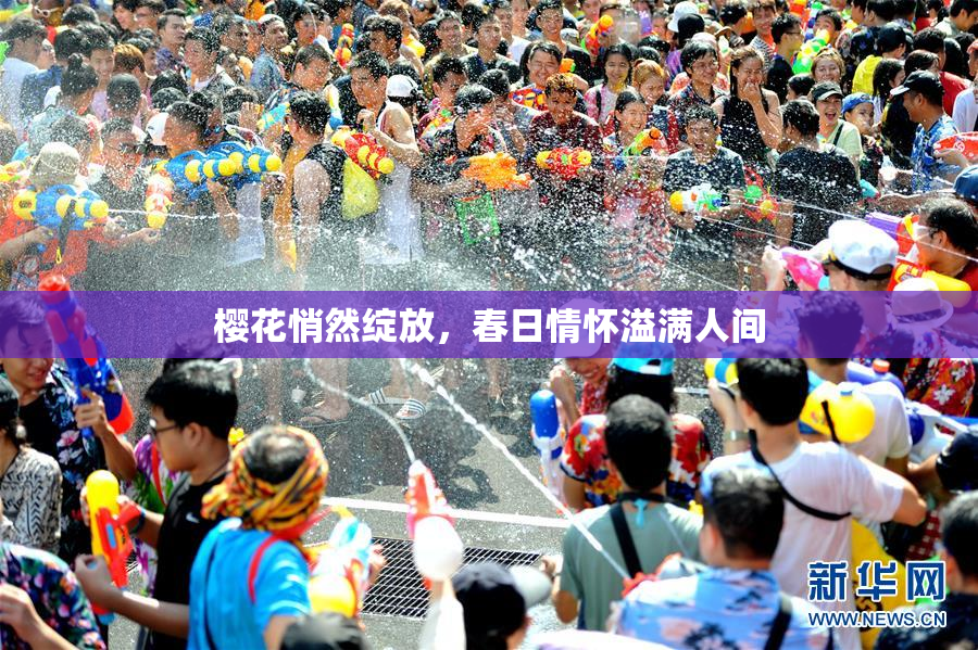 樱花悄然绽放，春日情怀溢满人间