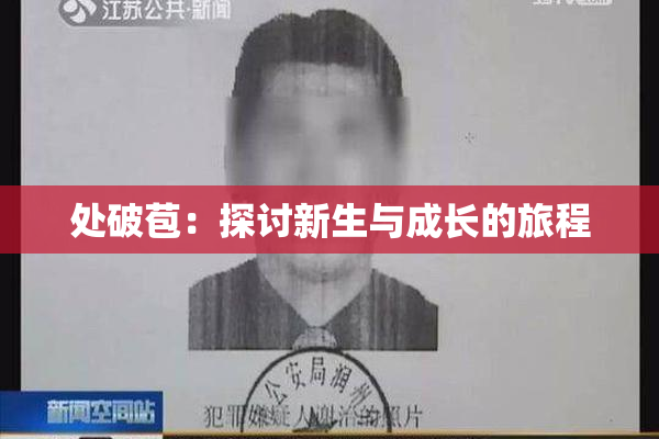处破苞：探讨新生与成长的旅程