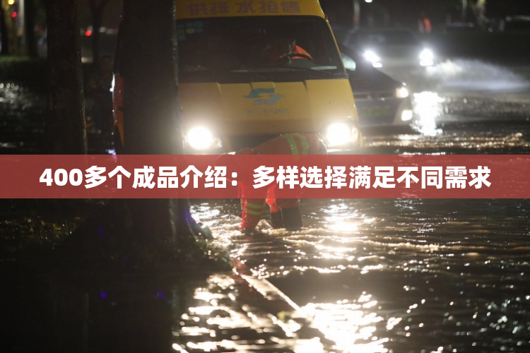400多个成品介绍：多样选择满足不同需求