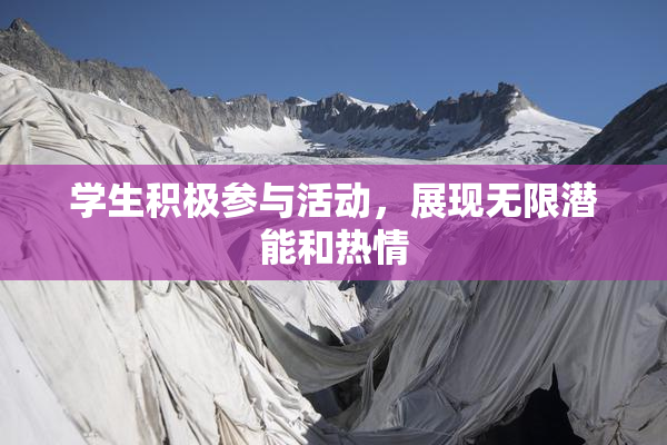 学生积极参与活动，展现无限潜能和热情