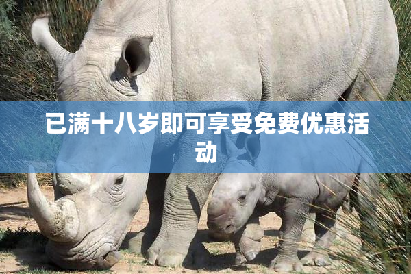 已满十八岁即可享受免费优惠活动