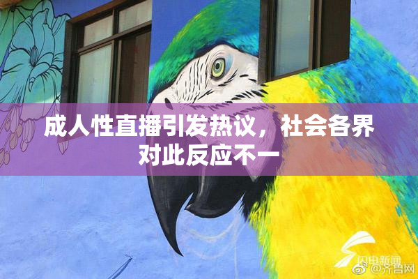 成人性直播引发热议，社会各界对此反应不一