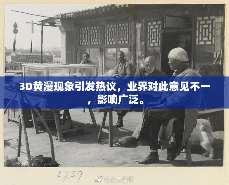 3D黄漫现象引发热议，业界对此意见不一，影响广泛。