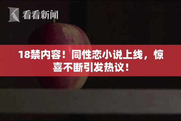 18禁内容！同性恋小说上线，惊喜不断引发热议！