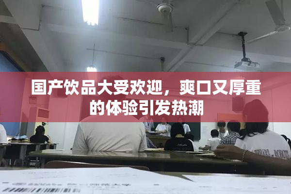 国产饮品大受欢迎，爽口又厚重的体验引发热潮