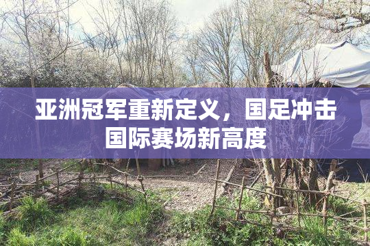 亚洲冠军重新定义，国足冲击国际赛场新高度
