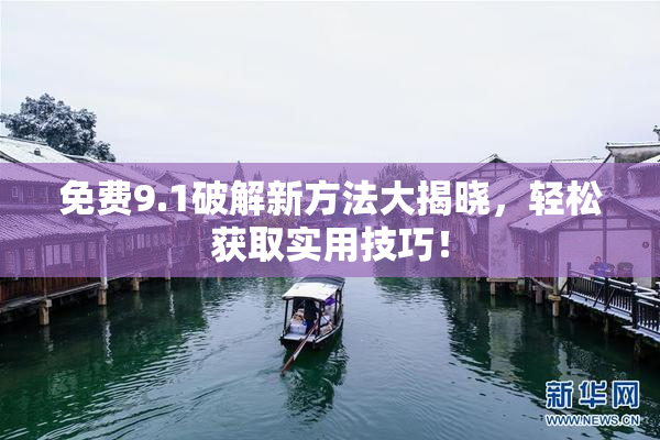 免费9.1破解新方法大揭晓，轻松获取实用技巧！