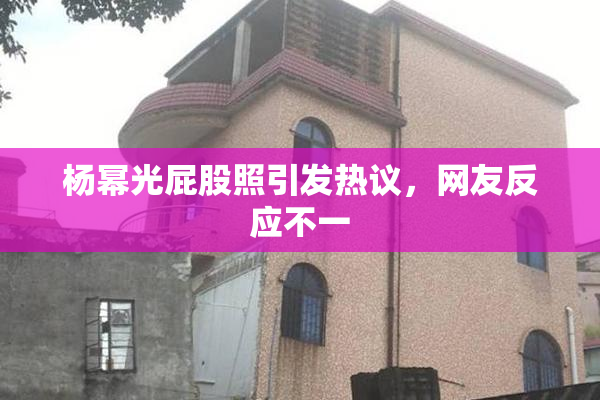 杨幂光屁股照引发热议，网友反应不一