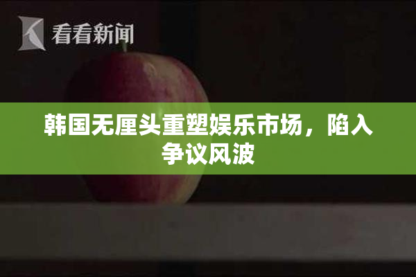 韩国无厘头重塑娱乐市场，陷入争议风波