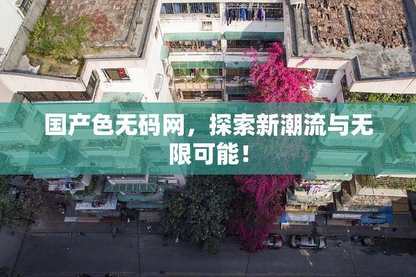 国产色无码网，探索新潮流与无限可能！