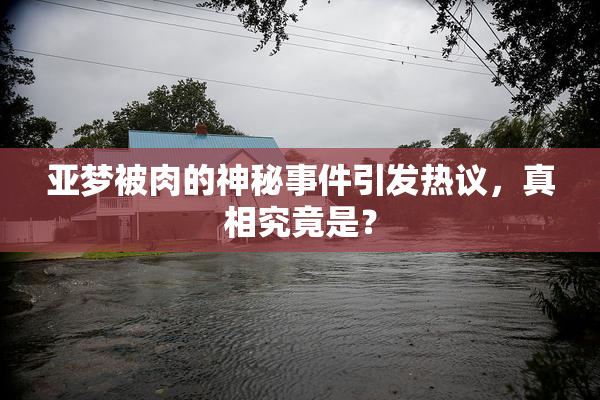 亚梦被肉的神秘事件引发热议，真相究竟是？