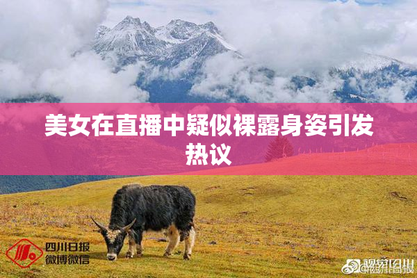 美女在直播中疑似裸露身姿引发热议