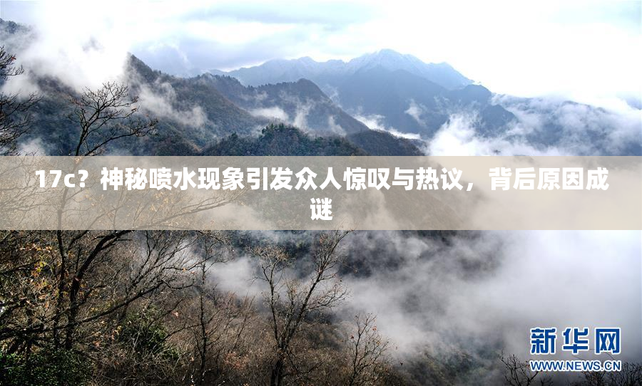 17c？神秘喷水现象引发众人惊叹与热议，背后原因成谜